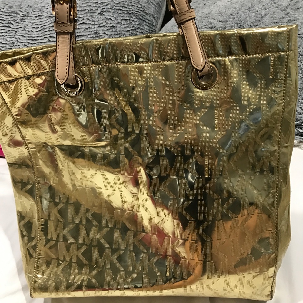 Michael Kors Gold Tote